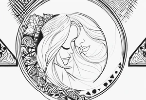 poetisa sapho de lesbo tattoo idea