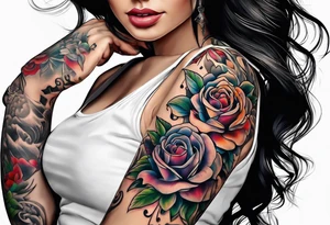 people with hands tattoo idea