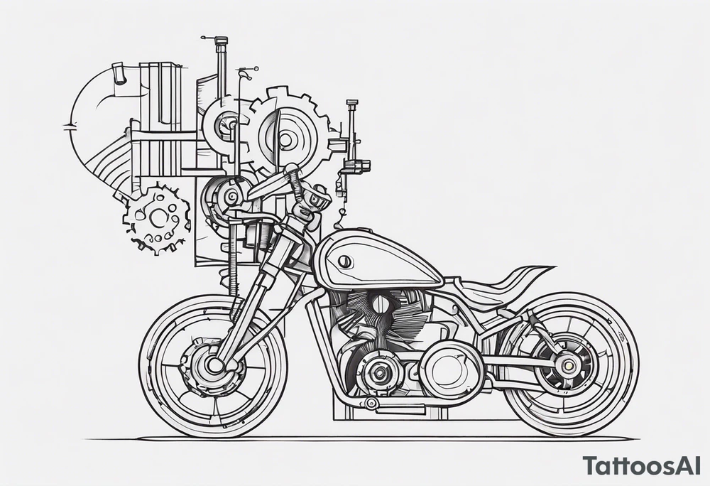 Mechanical engineer tattoo idea