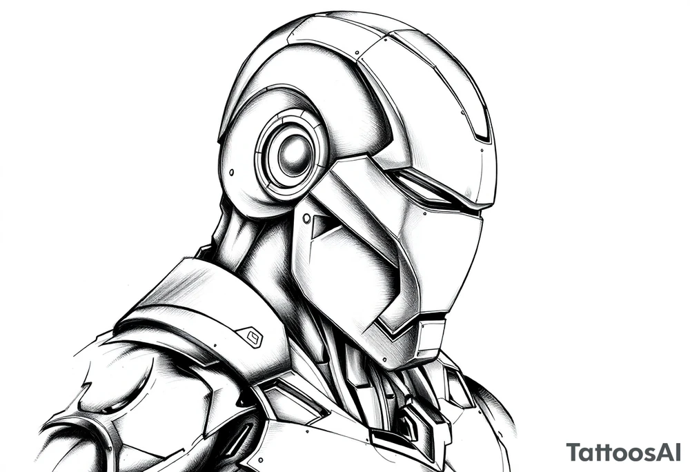 iron man tattoo idea