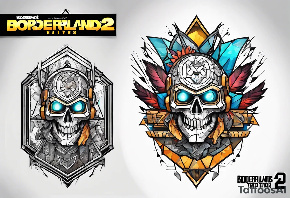 Borderlands 2 game tattoo idea