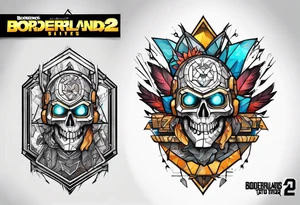 Borderlands 2 game tattoo idea