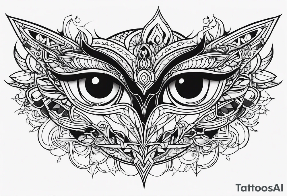 Byakugan eyes tattoo idea