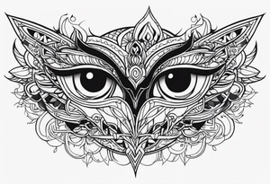 Byakugan eyes tattoo idea