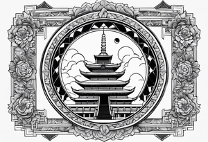 Lempuyang temple tattoo idea