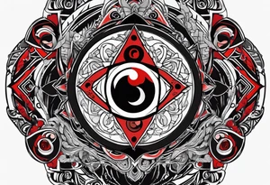 Tatto from Itachi and his mangekyou sharingan tattoo idea