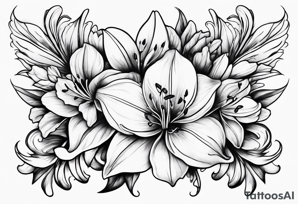 Azaleas tattoo idea