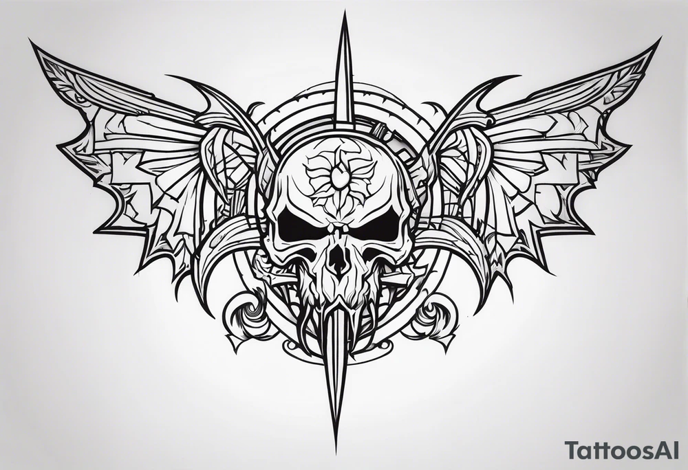 Hellfire brimstone tattoo idea