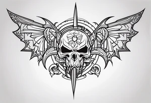 Hellfire brimstone tattoo idea