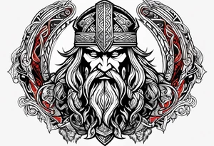 the norse symbol of Tyr, the god of war and order. tattoo idea