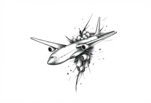 aviation sleeve tattoo idea
