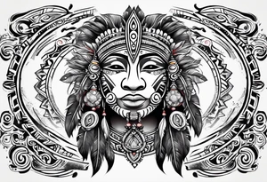 🇵🇷  🇻🇮  🇹🇹 taino tribal art tattoo idea