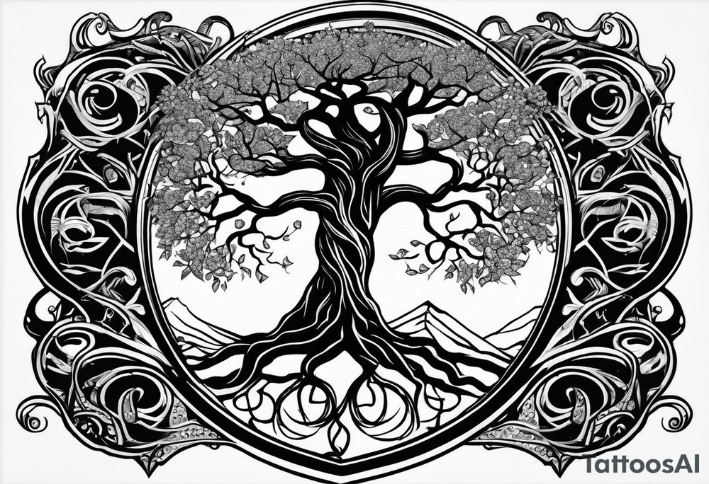 yggdrasil tattoo idea