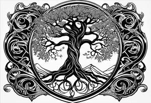 yggdrasil tattoo idea