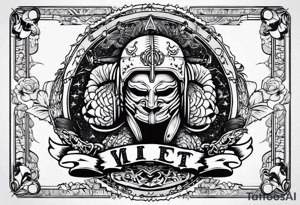 Wrestling and brain and scorpio tattoo idea