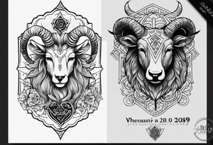 Back tattoo meaning double life, perversion, zodiac aries, fiery, sincere who overcame problems in life and truly loved a person with date of birth April 10, 1989 tattoo idea