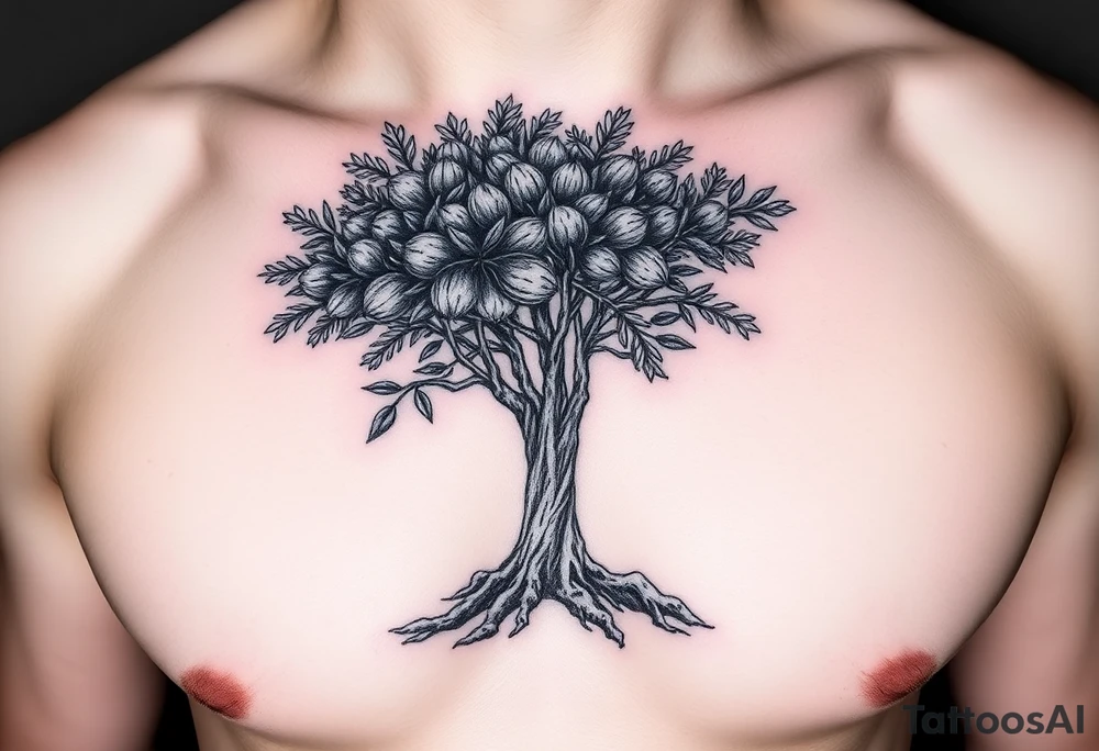 Breadfruit tree in iao valley maui tattoo idea