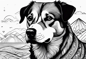 My dog’s name Ocean tattoo idea