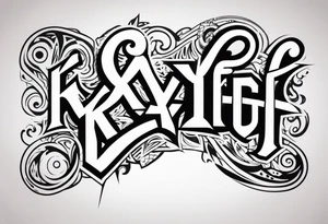 “KYDF” with a dick tattoo idea