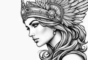 Athena looking up tattoo idea