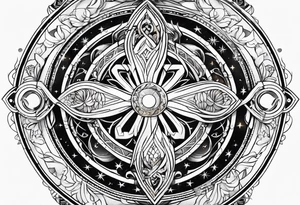 Gemini astrology symbol tattoo idea