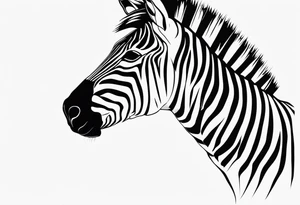 ZEBRA HEAD tattoo idea