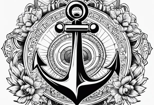 Anchor 
Not all who wander are lost tattoo idea