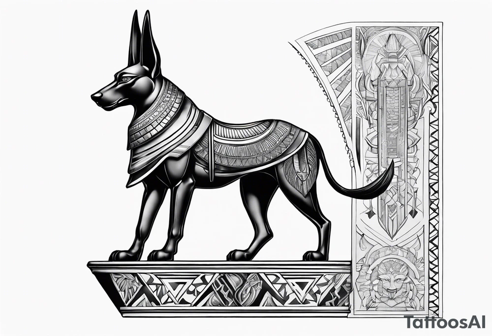 Anubis tattoo idea