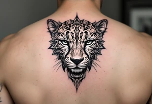 cheetah tattoo tattoo idea