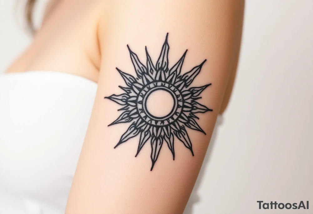 Solar tattoo tattoo idea