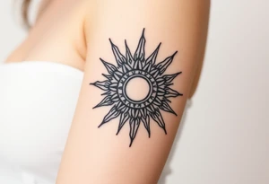Solar tattoo tattoo idea