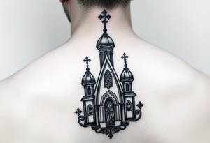 Tatouage vierge de kazan église russe orthodoxe sur epaule tattoo idea