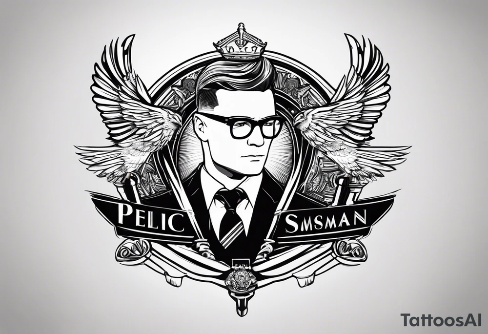 Logo de la pelicula kingsman tattoo idea
