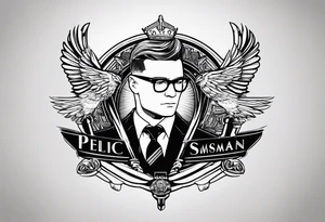 Logo de la pelicula kingsman tattoo idea