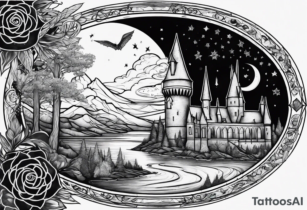 Harry Potter deathly hollows tattoo idea