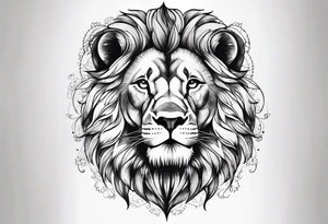 lion,love, design, tattoo idea