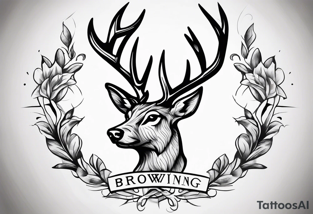 browning logo tattoo idea