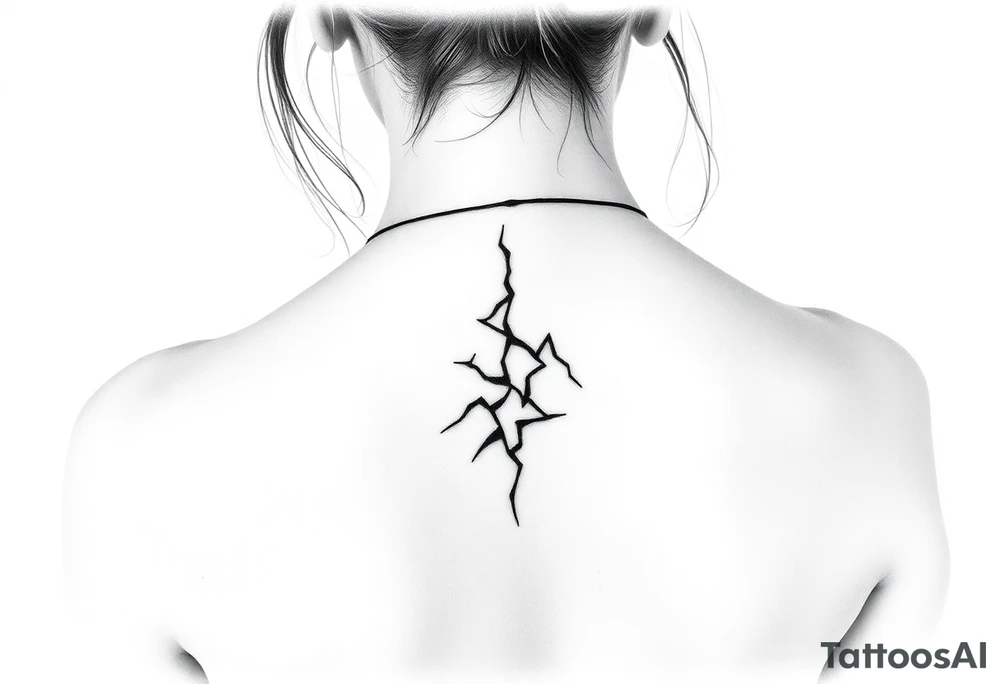 Can you design me a tattoo that represents a woman whose life has been shattered by broken trust, infidelitty, and alcoholism. But everyday she’s working at putting the pieces back together and is held together by her son, and hope for the future tattoo idea