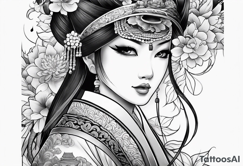 Japanese sleeve tattoo idea