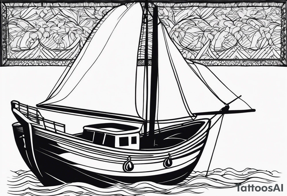 boat tattoo idea