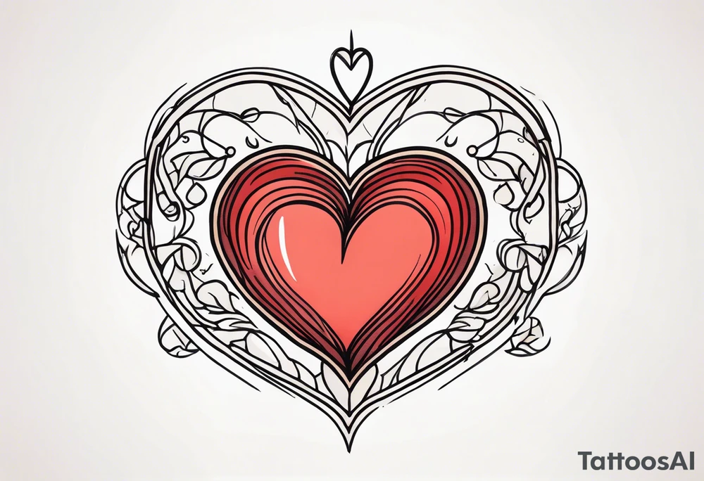 heart tattoo idea