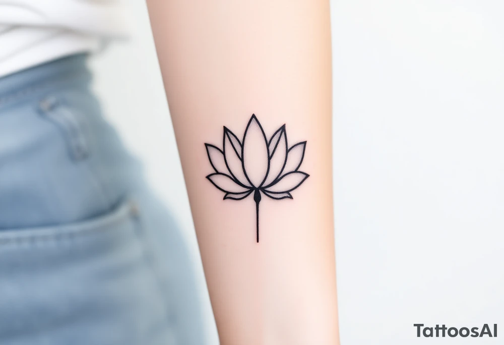 Lotus tattoo idea