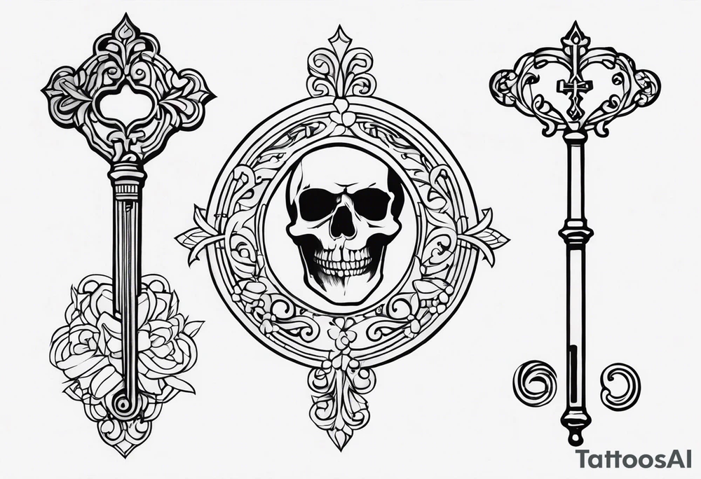 Skeleton Key tattoo idea