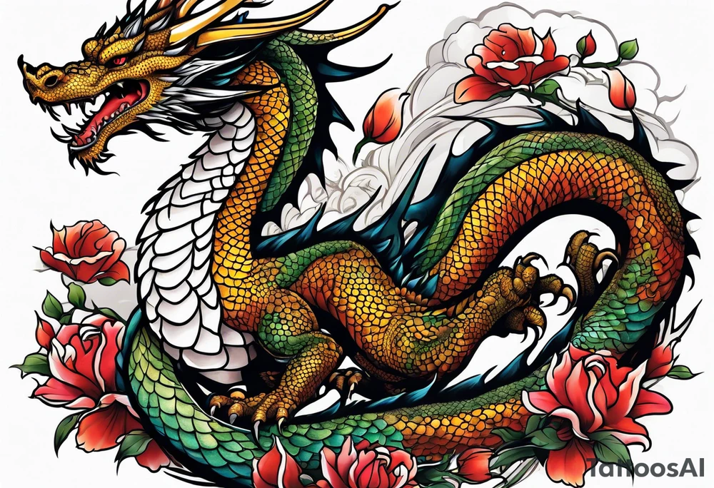 Dragon tattoo idea