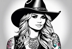 Miranda lambert with microphone tattoo idea