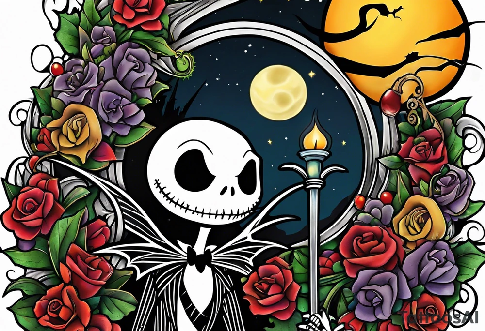 Nightmare before Christmas tattoo idea