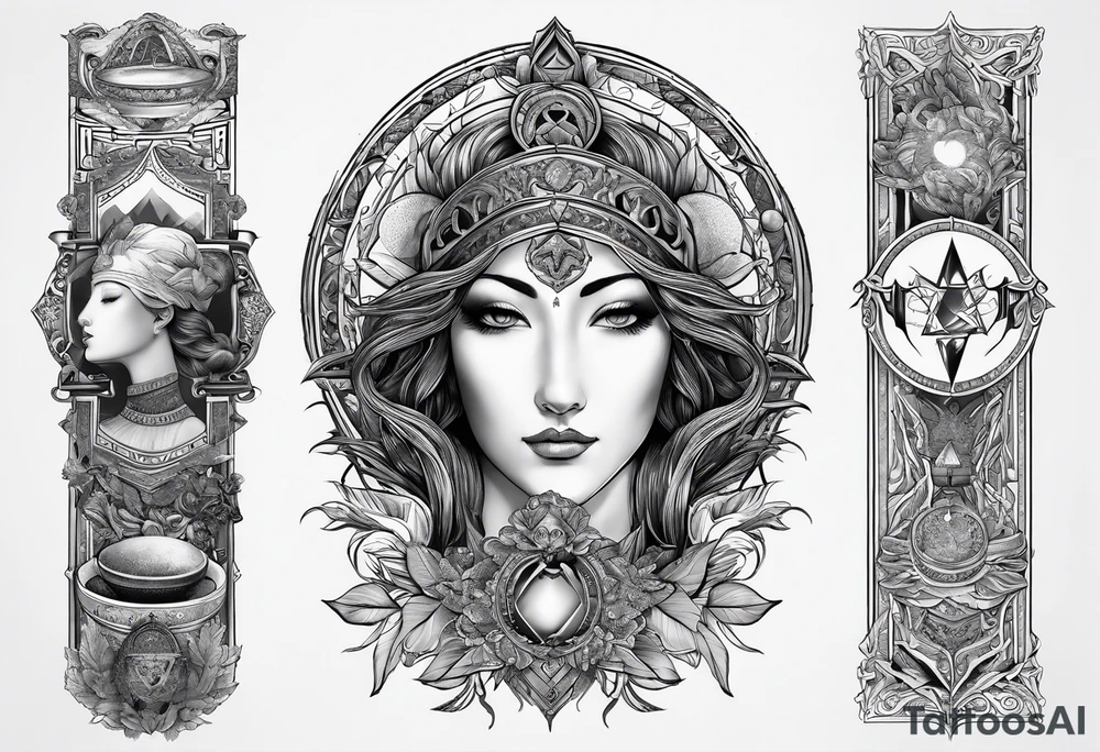 Representation of the book of Genesis tattoo idea