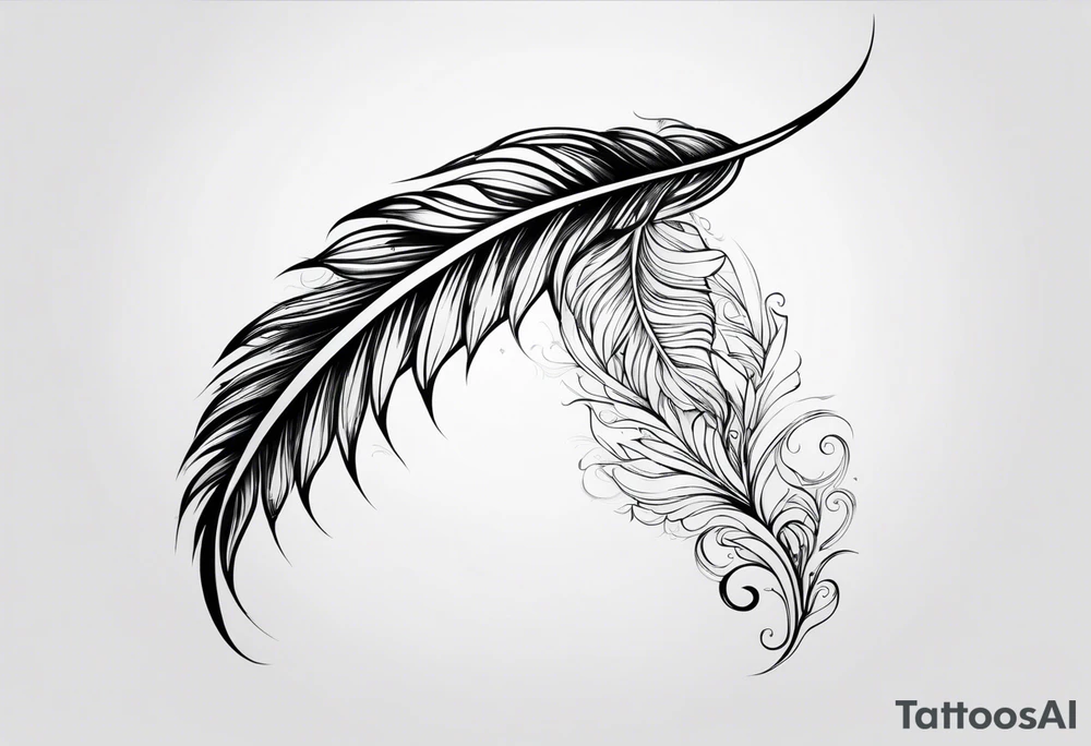 Lumos Phoenix feather tattoo idea