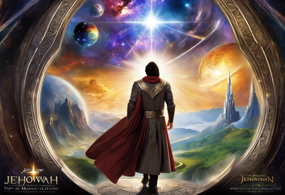 Jehovah looking out at the marvels of his creation from the atoms to the galaxy and celestial beings. With grey wash and a fantasy theme. Jehovah has to be a character who is so majestic, charismatic, immensely powerful. There isnt a single thing he isnt capable of doing. Infinitely powerful forward facing. Without the pagan styled attire and without the pagan symbols etcryera tattoo idea