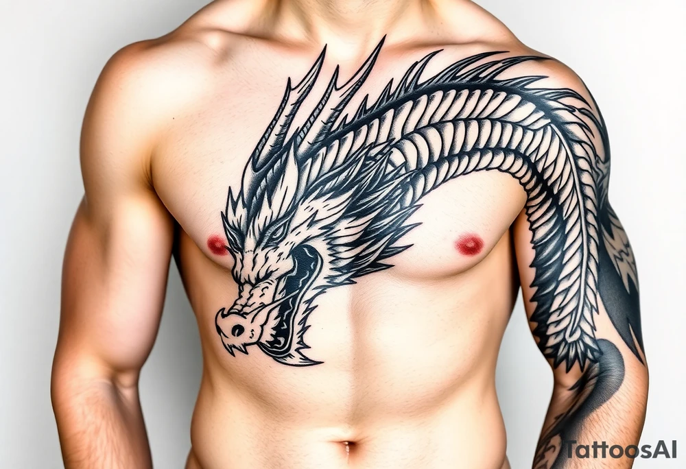 dragon tattoo idea